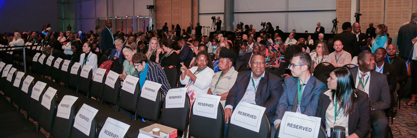 Attendees at the 2022 World Science Forum in South Africa, on 6 December 2022. (Photo: MTA Kommunikáció)