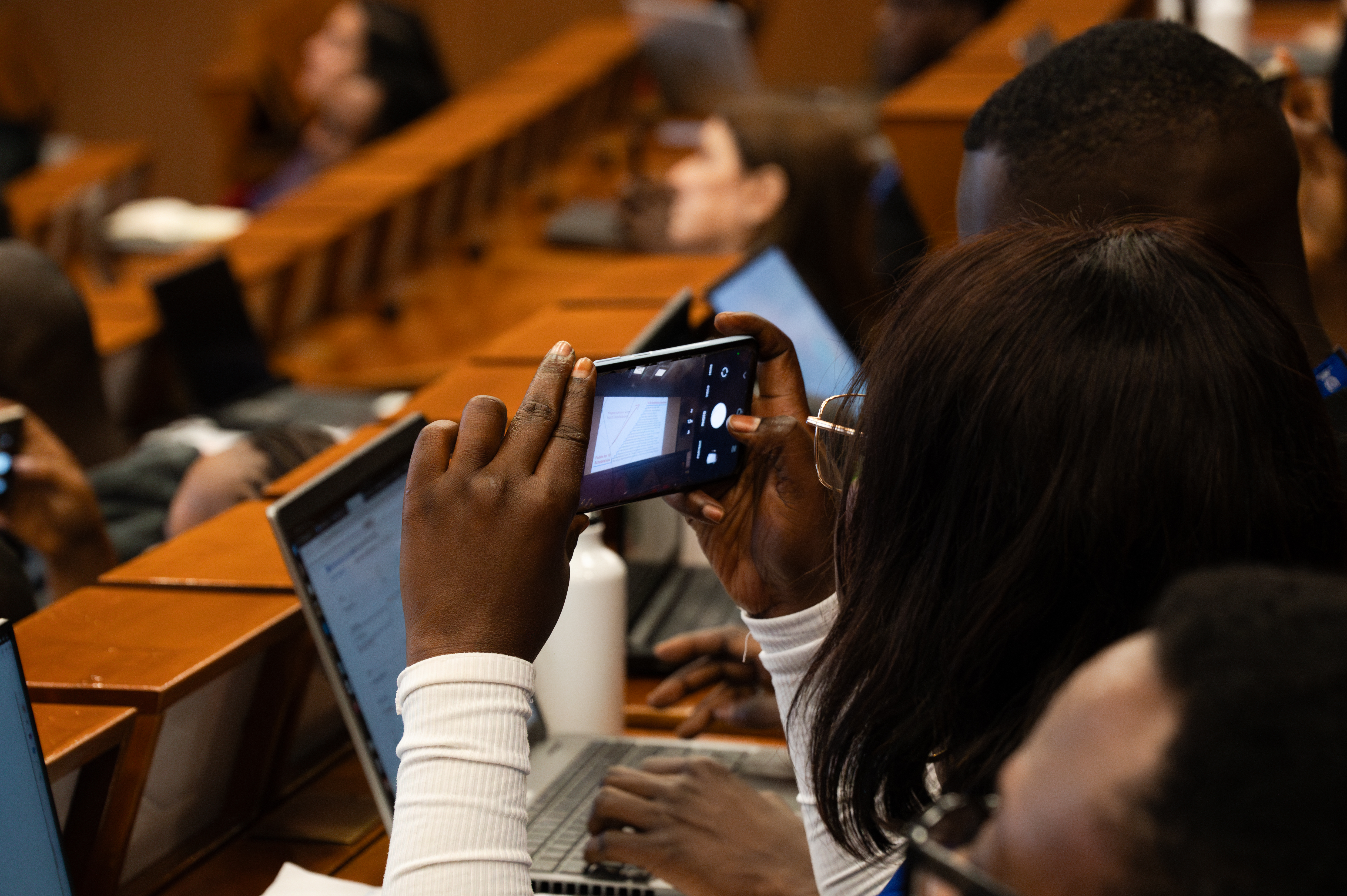 Person taking a photo