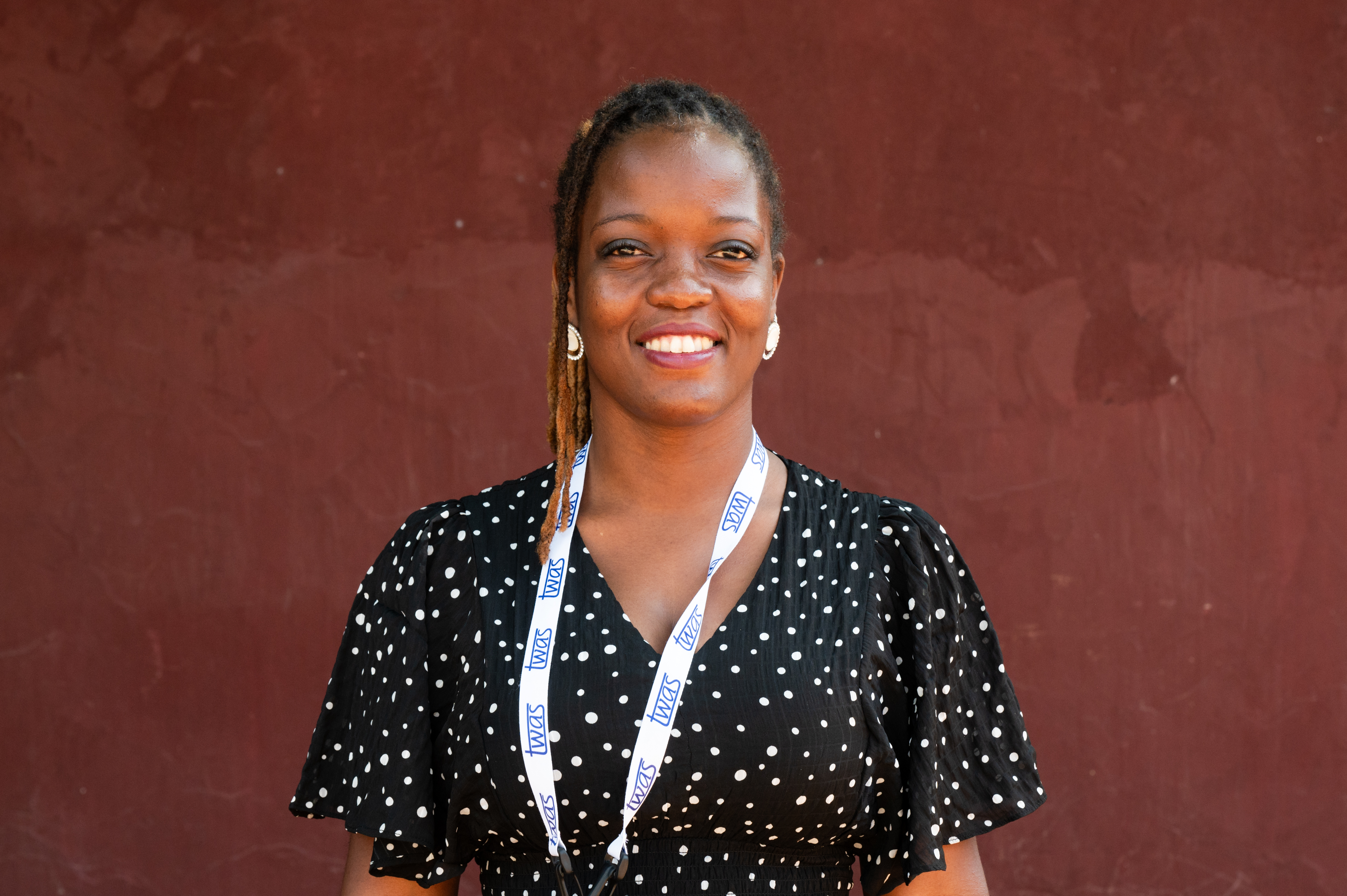 Benziwa Nathalie Hélène Johnson, research grantee, Laboratory of Forest, Faculty of Sciences, University of Lomé, Lome, Togo, here at the TWAS Skill Building Workshop, Senegal. (Photo: G. Ortolani/TWAS)